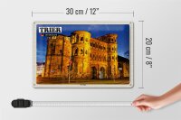 Blechschild Städte Trier Porta Nigra Altstadt 30x20cm