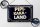 Blechschild Spruch lustig Pipi-Kaka-Land 30x20cm