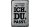 Blechschild Spruch Ich Du passt Gabel Messer 20x30cm