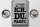 Blechschild Spruch Ich Du passt Gabel Messer 20x30cm