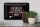 Blechschild Spruch Zuhause ist wo eine Dartscheibe 30x20cm