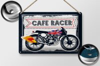 Blechschild Motorcycle Cafe Racer Motorrad UK 30x20cm