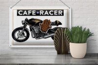 Blechschild Motorcycle Cafe Racer Motorrad 30x20cm