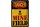 Blechschild Achtung Danger Mine Field Minenfeld 20x30cm