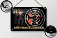 Blechschild Essen 18x12cm Auftragsgriller Fleisch