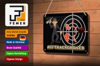 Blechschild Essen 18x12cm Auftragsgriller Fleisch