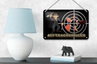 Blechschild Essen 18x12cm Auftragsgriller Fleisch