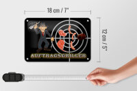 Blechschild Essen 18x12cm Auftragsgriller Fleisch