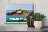 Blechschild Städte Burgh Island United Kingdom 30x20cm