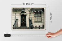 Blechschild Städte London The Sherlock Holmes Museum 30x20cm