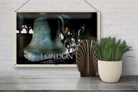 Blechschild Städte London UK England Big Ben 30x20cm