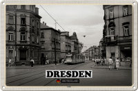 Blechschild Städte Dresden Deutschland Cotta 30x20cme