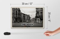 Blechschild Städte Dresden Deutschland Cotta 30x20cme