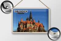 Blechschild Städte Dresden Deutschland Ganisonskirche 30x20cm