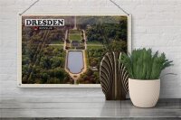 Blechschild Städte Dresden Deutschland Großer Garten 30x20cm