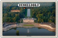 Blechschild Städte Düsseldorf Schloss Benrath...