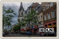 Blechschild Städte Köln Erhrenfeld Stadt...