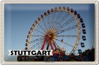 Blechschild Städte Stuttgart Cannstatter Wasen 30x20cm