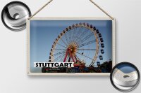 Blechschild Städte Stuttgart Cannstatter Wasen 30x20cm