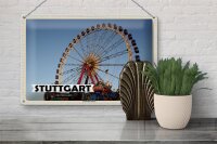 Blechschild Städte Stuttgart Cannstatter Wasen 30x20cm
