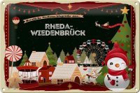 Blechschild Weihnachten Grüße...