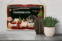 Blechschild Weihnachten Grüße RHEINBACH 30x20cm