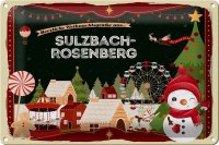 Blechschild Weihnachten Grüße...