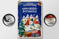 Blechschild Weihnachtsgrüße aus ANNABERG-BUCHHOLZ 20x30cm