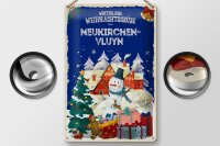 Blechschild Weihnachtsgrüße NEUNKIRCHEN-VLUYN 20x30cm