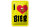 Blechschild Alkohol 12x18cm I love Bier