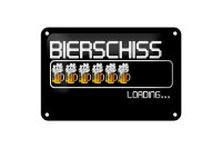 Blechschild Alkohol 18x12cm Bierschiss Loading 6...