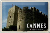 Blechschild Reise 30x20cm Cannes Frankreich Musée...