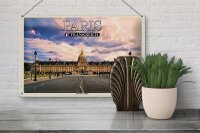 Blechschild Reise 30x20cm Paris Frankreich Hotel des Invalides