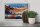 Blechschild Reise 30x20cm Santorin Griechenland Hafen von Ammoudi