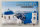 Blechschild Reise 30x20cm Santorin Griechenland Imerovigli Inseln