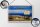 Blechschild Reise 30x20cm Santorin Griechenland Profitis Ilias