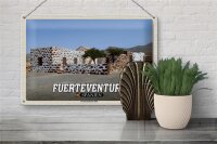 Blechschild Reise 30x20cm Fuerteventura Spanien Puerto Rosario Tefia