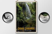 Blechschild Reise 20x30cm Gran Canaria Spanien Barranco del Laurel