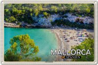 Blechschild Reise 30x20cm Mallorca Spanien Cala Llombards...