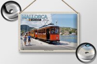 Blechschild Reise 30x20cm Mallorca Spanien Insel-Tram-Tranvia
