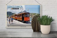 Blechschild Reise 30x20cm Mallorca Spanien Insel-Tram-Tranvia