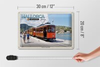 Blechschild Reise 30x20cm Mallorca Spanien Insel-Tram-Tranvia