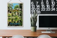 Blechschild Reise 20x30cm Mallorca Spanien Jardines de Alfabia