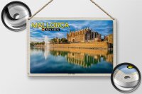 Blechschild Reise 30x20cm Mallorca Spanien La Seu Palma Kathedrale