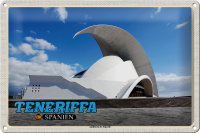 Blechschild Reise 30x20cm Teneriffa Spanien Auditorio de...