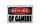 Blechschild Spruch 30x20cm beware of gamers