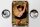 Blechschild Pin up 20x30cm sexy Frau Girl Efeu Piercing
