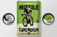 Blechschild Fahrrad 20x30cm the Manx missile Mark Cavendish