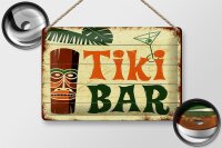 Blechschild Spruch 30x20cm TIKI Bar Cocktail
