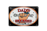 Blechschild Spruch 30x20cm dad´s Garage Papas...
